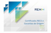 Certificados RECS e Garantias de Origem - APESF 2015/REN...Fonte: Elaboração própria com base na informação do site Op. de Mercado (3) AIB –Association of Issuing Bodies Fonte: