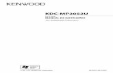 KDC-MP2052U - manual.kenwood.commanual.kenwood.com/files/GET0813-001A_RZ_PT.pdf · Escuta de rádio 7 Ajuste das definições do modo [SETTINGS] ... posterior do aparelho (através