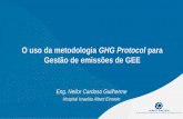 O uso da metodologia GHG Protocol para Gestão de emissões ... 2015_Inventario GEE_Neilor... · Gerador de emergência Óleo diesel 312 4% 2.136 19% 3.528 27% 4.542 34% 2.537 20%
