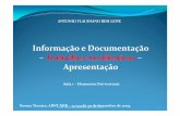 Informação e Documentação –Trabalhos Acadêmicos – … · Estrutura de Trabalho Acadêmico Informação e Documentação –Trabalhos Acadêmicos –Apresentação O(s) apêndice(s)