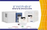 INVERSOR - e-rimor.com · Inversor Rimor série VFR Inversores multifuncionais com controle vetorial sensorless ... DIGITAL PANEL FWD PRG MF1 MF2 FWD ESC STOP/RESET SET +-+ E N T