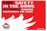 Fire safety in the home - Portuguese version · causados por falhas em aparelhos eléctricos, na cablagem e em tomadas sobrecarregadas. The easiest way to ... carregam quando a luz