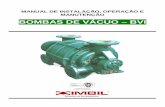 BOMBAS DE VÁCUO – BVI - IMBIL - Pumping Solutions · contando com um único conjunto girante (Rotor-Eixo) ... Como geralmente os Jogos de Polias, ... Devem também ser assentadas