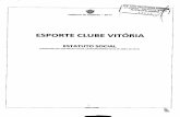 ESPORTE CLUBE VITÓRIA - ecvitoria.com.br · Art. 12 O ESPORTE CLUBE VITÓRIA, neste Estatuto denominado simplesmente VITÓRIA, fundado em 13 de maio de 1899, nesta cidade do Salvador,