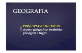 A GEOGRAFIA CONCEITOS - Aprendizado Inteligenteead.bauru.sp.gov.br/efront/www/content/lessons/43/CONCEITOS DA... · passado havia a paisagem natural, hoje essa modalidade de paisagem