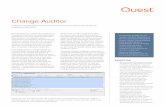 Change Auditor - Quest | IT Management · E pelo fato de as ferramentas nativas não impedirem um usuário ... ambiente facilmente a partir de um console central. O controle das criações,