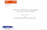 Vivencias e conhecimentos no ensino da gestão: Jogos ... jan03.pdf · Brasileiro de Empresa Simulada (CESBRASIL) e da European Practice Enterprise Network (EUROPEN), inicialmente,
