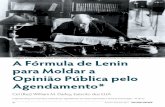 A Fórmula de Lenin para Moldar a Opinião Pública pelo ... · Opinião Pública pelo Agendamento* Cel (Res) William M. Darley, Exército dos EUA ... de comunicação de massa, distribuídos