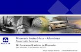Minerais Industriais - Aluminasibram.org.br/sites/700/784/00000941.pdf · Virador de Vagões FLUXO DO PROCESSO DE MINERAÇÃO. LAVRA DA BAUXITA • A bauxita é encontrada principalmente
