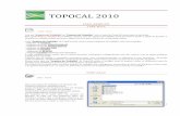 APOSTILA TOPOCALC - files.labtopope.webnode.comfiles.labtopope.webnode.com/200000190-c4cfac5cd3/MANUAL _TOPOCALC.pdf · ' TopoCal só se pode abrir um único arquivo de trabalho com