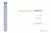 GE T 03 TepIntEnerg - fenix.tecnico.ulisboa.pt · Aula # T3: Indicadores Slide 2of 53 •Transformação de energia •Conceito de tep •Intensidade energética das economias •Mercados