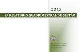 2º RELATÓRIO QUADRIMESTRAL DE GESTÃOportalpmt.teresina.pi.gov.br/admin/upload/documentos/b635579fa2.pdf · Municipal de Saúde Em execução (disponibilizados documentos solicitados).