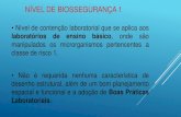 NÍVEL DE BIOSSEGURANÇA 1 - ifcursos.com.br · • Vírus Ébola • Vírus da Gripe H1N1 . NORMAS PARA O TRABALHO NO LABORATÓRIO DE MICROBIOLOGIA • 1-Somente deverão ser autorizadas