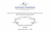 32 VARA FEDERAL - ajufe.org · Seção Judiciária de Pernambuco Subseção Judiciária de Garanhuns 32ª Vara Federal CICLO DE TRANSMISSÃO DE BOAS PRÁTICAS DA 32ª VARA FEDERAL/PE