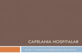 Treinamento para visitadores hospitalares - ipilon.org.br · CAPELANIA HOSPITALAR 1ª Igreja Presbiteriana Independente de Londrina . Leituras recomendadas . Treinamento de visitação