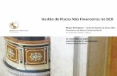 Gestão de Riscos Não Financeiros no BCB - Banco de Portugal · Portal Deris Sistema ... - Impacto na Cadeia de Valor - Riscos Corporativos ... Impacto Reputacional f (probabilidade