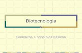 Conceitos e princípios básicosjaguar.fcav.unesp.br/download/deptos/biologia/Manoel_Victor/Biotec... · Material Genético →DNA graças aos conhecimentos sobre a estrutura, modo