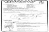 FERRORAMA ELETRÔNICO -SL-5000 · 1 conjunto para montar a ponte 1 rampa de colocação 1 cruzamento em "X" 1 folha de adesivos OS SONS ELETRÔNICOS DO SEU FERRORAMA SL-5000 ... a