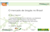 O mercado de biogás no Brasil - Prefeitura de Jundiaí · Empresa Federal de utilidade pública. Ministério das Cidades Secretaria Nacional de Saneamento Ambiental “Promover um
