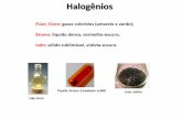 Apresentação do PowerPoint - Blog do Prof. Reinaldo/UFS o processo se repete … Halogênios O cloro (do grego χλωρος, que significa "amarelo verdoso" ) foi descoberto ...