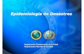 Epidemiologia de Desastres - DISASTER info DESASTRES · AvaliaAvaliação de danos em desastresção de danos em desastres • Identificação e registro qualitativo, ... • Critérios