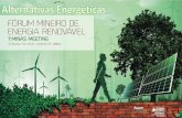 Apresentação do PowerPoint - FEAMfeam.br/images/stories/FORUMMINEIRO2014/Apresentacoes/PAINEL3... · Não-renovável Renovável OFERTA INTERNA DE ENERGIA: Um olhar sobre o Presente