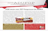 2016 inicia com 35º Congresso do ANDES - adufop.org.bradufop.org.br/wp-content/uploads/2015/12/JornalADUFOP6baixa.pdf · De 25 a 30 de janeiro Curitiba recebe o 35º Congresso do