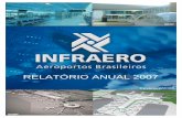 RELATÓRIO ANUAL 2007 - infraero.gov.br · o Demonstrações Financeiras para os Exercícios Findos em 31 de dezembro de 2007 e 2006 76 ... Carga e 80 Estações de Apoio à Navegação