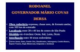 RODOANEL GOVERNADOR MÁRIO COVAS DERSA · • Falta de sistema viário secundário que faça a ligação entre ... análise dos impactos do traçado como um todo ... • Expansão