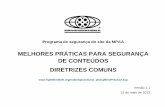 MELHORES PRÁTICAS PARA SEGURANÇA DE CONTEÚDOS ...fightfilmtheft.org/best_practice_files/com_portuguese.pdf · Programa de segurança do site da MPAA 15 de maio de 2011 Melhores