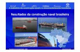 Resultados da construção naval brasileira - confea.org.br · A indústria da construção naval e o desenvolvimento brasileiro Resultados de 2010 Distribuição regional da produção