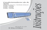 Condicionadores de Ar Split - angeloni.com.br · Neste manual você encontra todas as informações para o uso adequado do seu Condicionador de Ar. ... • O custo do serviço de
