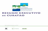 RESUMO EXECUTIVO CUBATÃO - litoralsustentavel.org.br · paço de interação entre diversos agentes locais da sociedade civil e dos governos, fomentando a gestão e análise ...