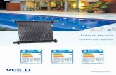 1.151 MANUAL AQUECIMENTO SOLAR VEICO - R07 · aquecimento de piscinas As placas coletoras para aquecimento solar VEICO são uma fonte de energia renovável, inesgotável e não poluente.
