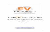 Fundição Centrifugada - FV Tecnologia · A Fundição Centrifugada oferece vantagens altíssimas quando comparada a Fundição Estática (moldes de areia), por muitos fatores, sendo