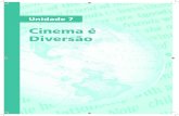 Cinema é Diversão · Apresentar os adjetivos possessivos e identiﬁ car os elementos a que/quem eles se referem; ... cadeira de rodas to travel – viajar mining – minando, extraindo