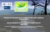 PROJETO ESTRUTURANTE DE COSMÉTICO DE BASE … · segmento de cosméticos da Região Amazônica, que serão usados pelo sistema SEBRAE de forma a atender a ação do Projeto Estruturante.