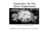 Explosões de Pós (Dust Explosions) - ftp.feq.ufu.brftp.feq.ufu.br/Luis_Claudio/Segurança/Seguranca/Slide_Dust... · material combustível capazes de serem transportadas por via