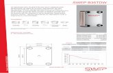 SWEP B35TDW · aquecimento de água de torneira, resfriamento de óleo de transformadores, desuperaquecedores em chillers e refrigeração, ... de contato entre as placas, ...