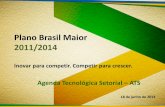 Plano Brasil Maior 2011/2014 - portalarquivos.saude.gov.brportalarquivos.saude.gov.br/images/pdf/2014/julho/10/X-apresenta... · tecnológicas e uso do poder de compra do setor público