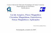 Lei de Ampère, Fluxo Magnético Circuitos Magnéticos ...professorpetry.com.br/Ensino/Repositorio/Docencia_CEFET/Retific... · CCçgSCentro Federal de Educação Tecnoló gica de
