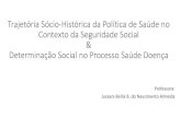 Trajetória Sócio-Histórica da Política de Saúde no ... · Reflexões Sobre a Trajetória da Saúde no Brasil •As Políticas Públicas de Saúde no Brasil foram realizadas ao