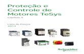 Proteção e Controle de Motores TeSys - sbasolution.com.br · Citaremos somente as categorias para circuito de potência em corrente alternada ... inversão do sentido de rotação,