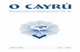 Patrocinado pela Loja Maçônica Cayrú nº 762 - RJcayru.com.br/Boletins/2017-1.pdf · E nesse espírito, queremos que a Loja Cayrú 762, em 2017, supere-se a si própria em realizações
