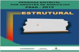 PESQUISA DISTRITAL POR AMOSTRA DE DOMICÍLIOS - SCIA ... · pesquisa distrital por amostra de domicÍlios - scia-estrutural - pdad 2015 brasília (df), abril de 2016