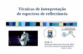Técnicas de interpretação de espectros de reflectância · BREUNIG, F. M. et al. Análise das propriedades óticas do reservatório Rodolfo Costa e Silva - Itaara, RS, Brasil,