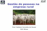 Gestão de pessoas na empresa rural - ICV - Instituto ... · Gestão de pessoas na empresa rural Prof. Rafahel Carvalho de Souza PUC Minas •
