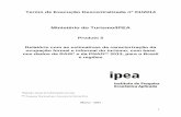Ministério do Turismo/IPEA · de 2013, para o Brasil e regiões”. ... 5022-0/01 Transporte por navegação interior de passageiros em linhas regulares, municipal, ... 91.02-3 -