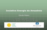 Inciativa Energia da Amazônia - oas.org · Design and start the Amazonia Energy Initiative - AEI (Energia da Amazônia ) aimed at increasing energy access for isolated communities