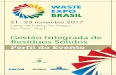 Gestão Integrada de Resíduos Sólidos Perfil do Evento · Brasil é o maior país da América Latina e tem dimensões continentais, mas expor na na Waste Expo Brasil 2017 permitirá
